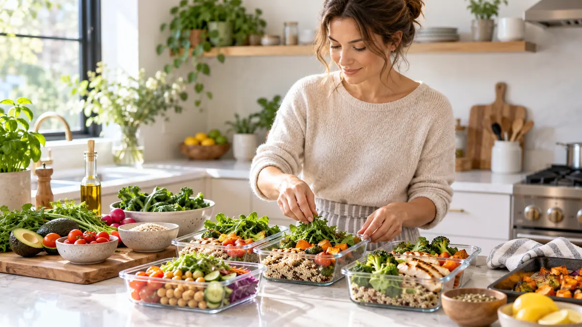 Verse regionale ingrediënten die samen worden bereid